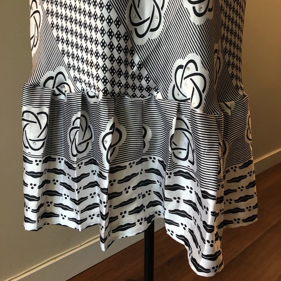 African print silk dress - Picture 4 of 5